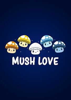 Aroace Pride Cute Mushroom