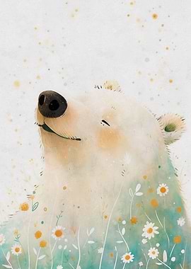 Cute polar bear