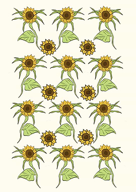 sunflower pattern