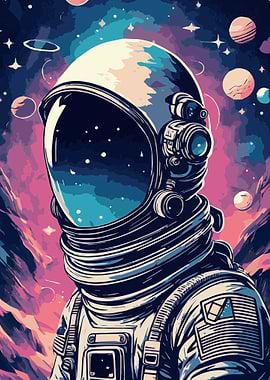 Astronaut Fantasy Galaxy 6