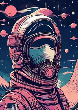 Astronaut Fantasy Galaxy 4