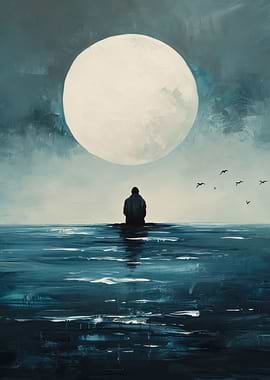 Moonlit Sea Gaze