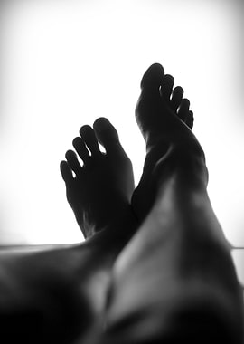 Feet Black And White