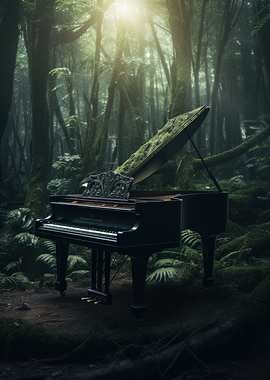 Piano in a Forest 1