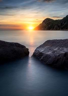 Sunset at the Sea Beach