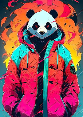 cute cartoon anime panda