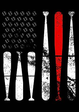 American Flag Baseball