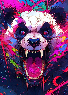 cute cartoon anime panda