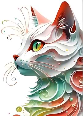 vector cat