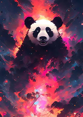 cute cartoon anime panda