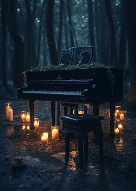 Piano in a Forest 3