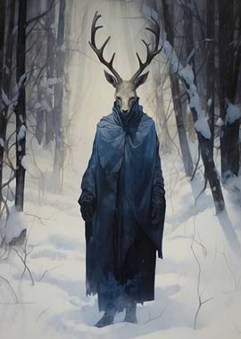 Surreal Forest Deer 01