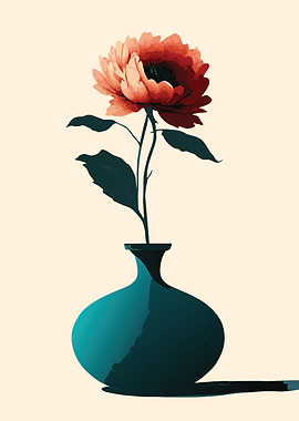 Still Life Flower and Vase