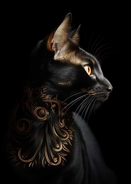 Cat Gold Dark