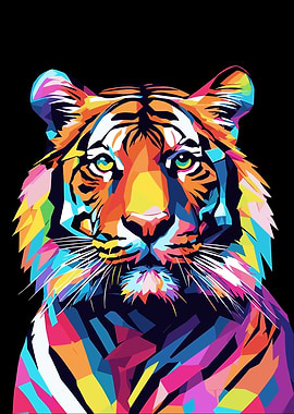 Tiger Pop Art