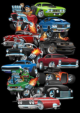 Car Crazy Cartoon Cars