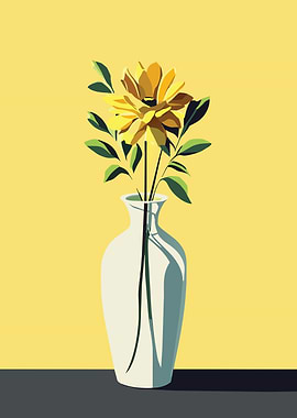 Still Life Flower and Vase