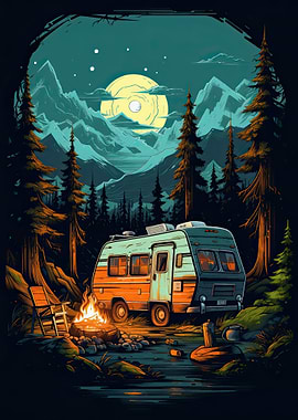 The Mountain Campfire