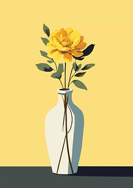 Still Life Flower and Vase