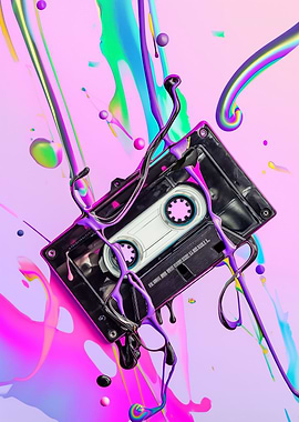 Melting Cassette Tape