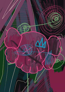 Kaws Dolls unique abstrac