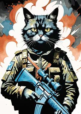 Cat Soldier Comic