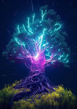 Lightening Struck Tree
