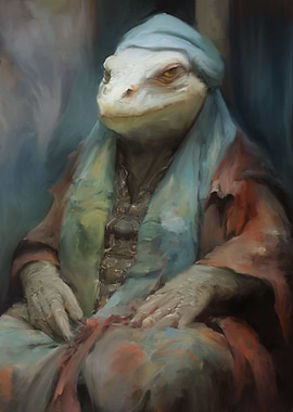 Veiled in Mystic Blues