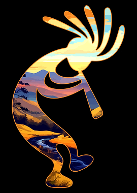 Kokopelli Scenic Inlay