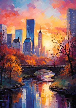 Central Park in Fall