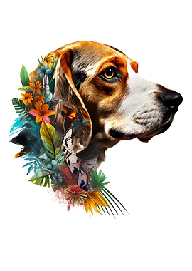 Beagle Colorful