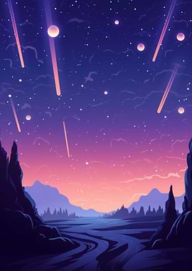 Galaxy Space Night Sky