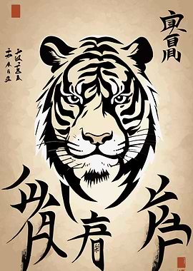 Tiger Chinese Art 3
