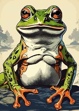 Vintage Frog