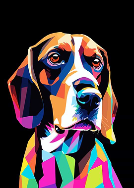 Beagle Pop Art