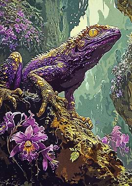 Purple Alien Monster