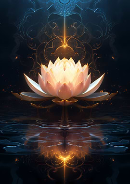 Cosmic Black Lotus Bloom