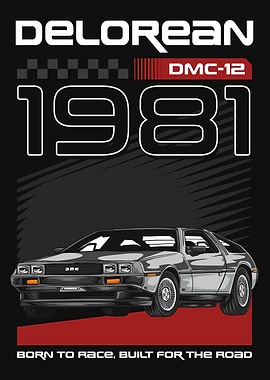 Vintage Time Travel Car