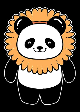 Panda Sunflower Nature Lov