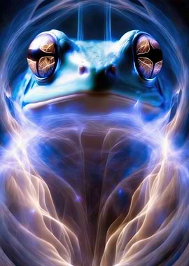 Mystical Frog Portrait