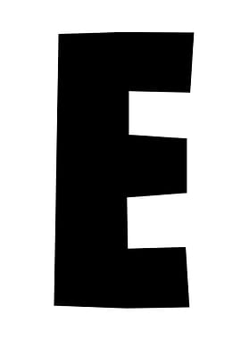 Capital Letter E