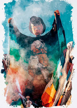 Inside The War Watercolor