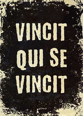 Vincit Qui Se Vincit Latin