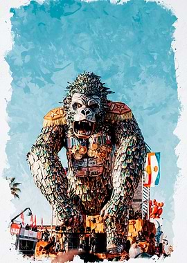 King Kong Watercolor