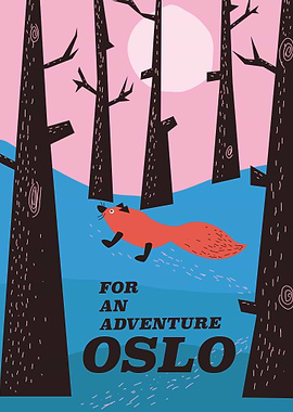 Oslo Travel poster