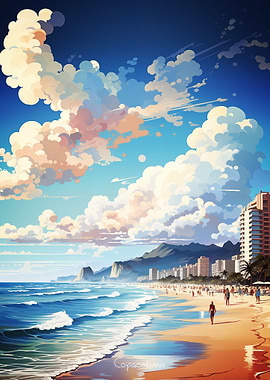Copacabana Oil Painting