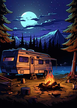 The Mountain Campfire