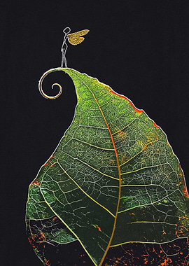 Standing A Leaf