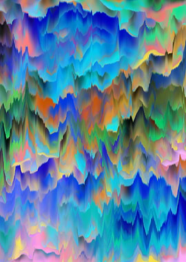 Abstract glitch background