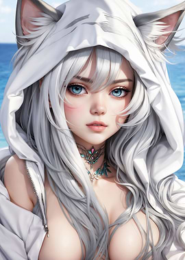 Sexy Cat Cosplay Girl
